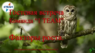 Гостевая встреча  Команда 1TEAM  Часть 2:  Фактор роста   Маркетинг в деталях  В  Толкунов. 15.03.23