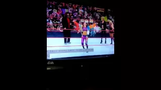 Bayley Raw Debut on Monday night Raw 8/22/2016.