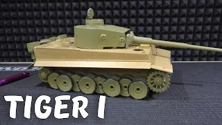 Сборка радиоуправляемого танка, часть 1 ...  Р/у танк Taigen German Tiger I KIT