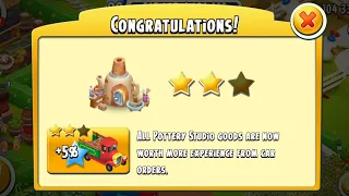 Pottery Studio Mastery 2nd Star | Hay Day Level 99