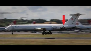 Reverse thrust 30feet in the air before touchdown!! | IL62