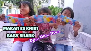 Drama Jadi Pedagang Warung Sembako Sambil Nyobain Es Krim Baby Shark