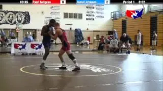 2012 Univ. WTT: 60 KG - Paul Tellgren (Minnesota Storm) vs. Jamel Johnson (Yes Wrestling)