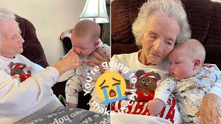 Great-Great-Grandmother Meets Baby After Six-Month COVID Separation