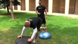 MMA Workout - Extreme Conditioning Bosu Training - Train like a MMA Fighter