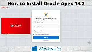 Oracle Apex Installation