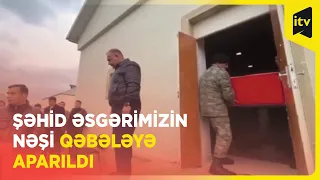 Minaya düşərək şəhid olan əsgər Niftalıyev Novruzun nəşi Qəbələnin Nohurqışlaq kəndinə yola salınıb