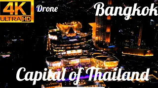 [ 4K ] Drone Video Bangkok Thailand 🇹🇭, Bangkok City , Sukhumvit District, Thailand 🇹🇭,