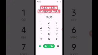 Lebara Sim Blance Check #shorts #shortsfeed #shortvideo #shortsviral