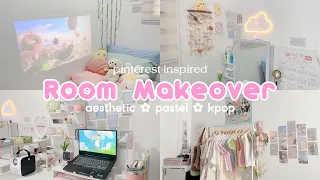 Aesthetic Room Makeover (korean and pinterest-inspired) + shopee finds | danish pastel, cozy & kpop