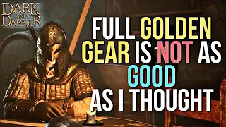 I tried Full Golden Gear Set For The First Time