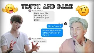 BTS TEXTS • The game of Truth and Dare!