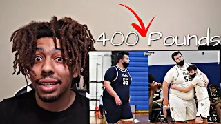 LEAGUE HIM!! 360 POUND Connor Williams Highlights!! America's FAVORITE College Athlete! Reaction!