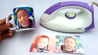 How to Print Your Favourite Photo on Mug at home - DIY Using Electric Iron