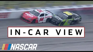 See this incredible Darlington Xfinity Series finish from Ross Chastain's in-car camera