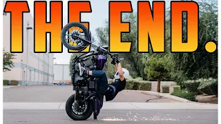 The End.  Why I Stopped Harley Wheelies...