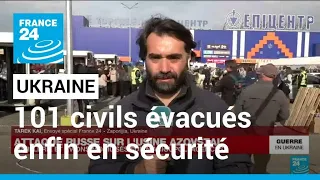 Ukraine : 101 civils évacués de Marioupol, reprise de combats à Azovstal • FRANCE 24