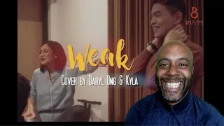 Weak - Cover by Daryl Ong & Kyla feat. Bobby Velasco | REACTION