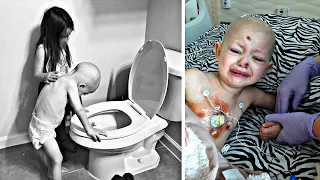 A Mom cries after discovering what her children were doing in the bathroom in secret