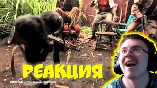 Ape With AK-47 - Обезьяна с автоматом Калашникова ( Waytoblue Russia ) | Реакция