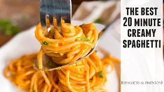 CREAMY Garlic & Paprika Spaghetti | Quick & Easy 20 Minute Recipe