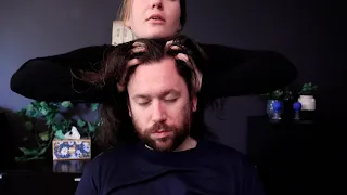 [ASMR] Vigorous Stimulating Indian Head Massage with Cosmic Energy Techniques