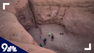 Mysterious monolith disappears from Utah desert