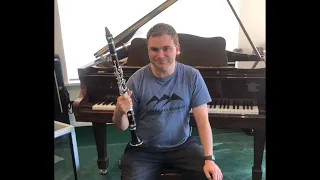 Final play test and comments for a Yamaha Custom CX Clarinet after its Full Service.   SD 480p