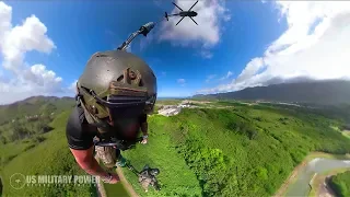 Awesome Footage: U.S. Army Conduct Waterborne Operations from UH-60 and CH-47 Chinook