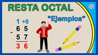 RESTA OCTAL - Ejemplos Resueltos #1 ✔ 💥