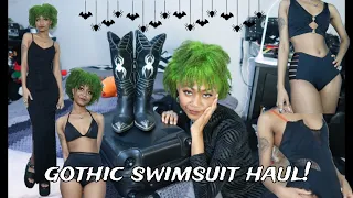 pack w/ me for the beach! ft. Forest Ink Clothing 🖤🥀⛓ | Gothic and alternative swimsuit haul