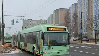 Троллейбус Минска БКМ-333,борт.№ 3659,марш.27 (14.06.2020)