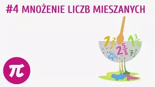 Mnożenie liczb mieszanych #4 [ Działania na ułamkach zwykłych - mnożenie i dzielenie ]