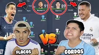 LA FINAL mas ÉPICA DE CHAMPIONS *FLACOS vs GORDOS*😱¡PARTIDO DEFINITIVO! RAMIRIN vs EDSON FDB