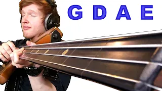 Fretless Bass In Violin Tuning Sounds HEAVENLY