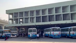 ISBT Kashmere Gate Bus Terminal tour Delhi