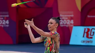 Alina Perfileva clubs / Алина Перфильева булавы финал Весенний кубок 2024