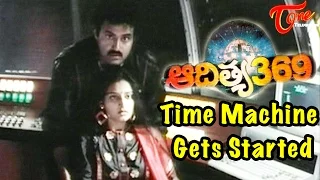 Time Machine Gets Started || Aditya 369 Movie Scene