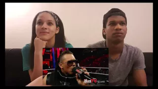 WWE Raw 2/1/16  AJ Styles attacks The Miz on the set of Miz TV Reaction