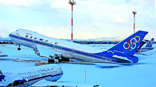 First ever tailstrike of a static Boeing 747 aircraft!!! 😱 (Olympic Airways)