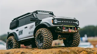 Rc Crawler Traxxas TRX-4 - 2021 Ford Bronco (Iconic Silver) Updated Accessories & Off-Road Rc Car