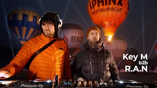 Key M b2b R.A.N - Live @ Radio Intense Ukraine, Balloon Festival 4K / Melodic Techno DJ Mix 2021