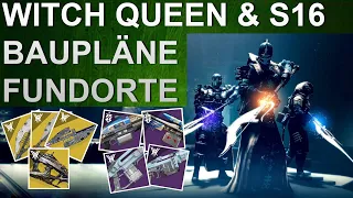 Destiny 2 Hexenkönigin & Saison 16 Alle Blaupausen Fundorte / Guide (Deutsch/German)