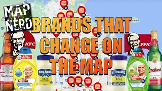 BRANDS THAT CHANGE ON THE MAP: Maps aren't just for places...