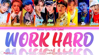 DKB(다크비) 'Work Hard' [Lyrics Color Coded Han/Rom/Eng] Korean Lyrics Color Coded