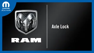 Axle Lock – Power Wagon®| How To | 2023 Ram 2500-3500