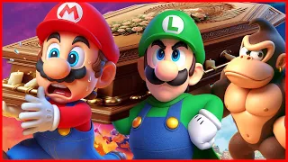 Super Mario Bros. But There Are More Custom Super Star All Characters! | Coffin Dance Song