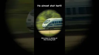 He can shoot someone through a moving train#shorts