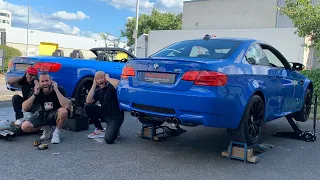 DOUBLE NEW EXHAUST! BMW E92 M3 DECAT & STOCK PIPE MOD