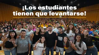Juan Grabois en el Encuentro de Estudiantes por una Argentina Humana. 06-04-2024